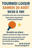 30/08/25 : Tournoi loisir